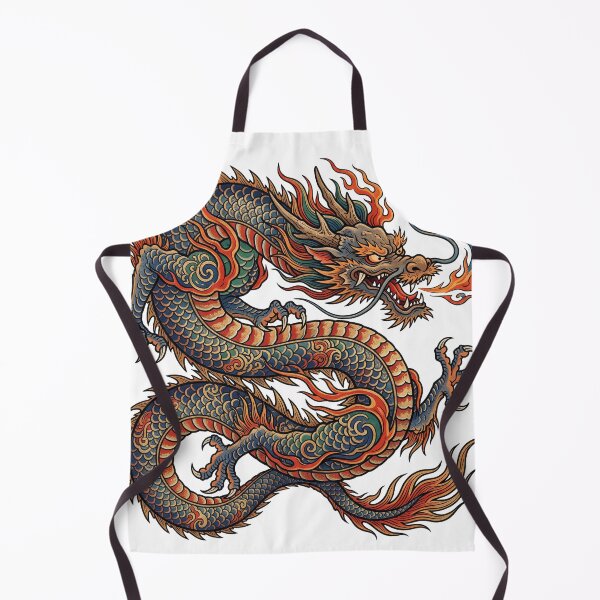 Item preview, A Japanese Dragon in the Ukiyo-e Style designed and sold by whiteblackcat.