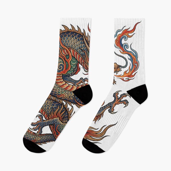 Item preview, Un dragón japonés al estilo Ukiyo-e. designed and sold by whiteblackcat.