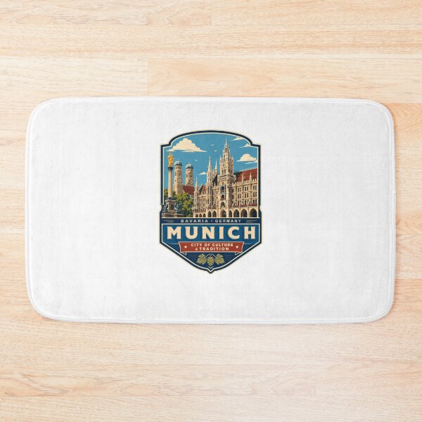Item preview, Munich Bavaria Germany City Of Culture & Tradition Travel Landmark designed and sold by Star3NowForMe.
