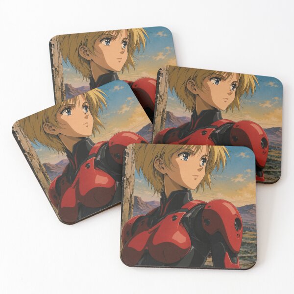 Item preview, 90s Anime Armored Mecha Girl designed and sold by bapupa.