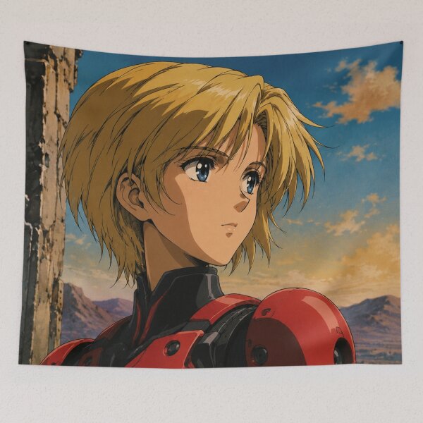 Item preview, 90s Anime Armored Mecha Girl designed and sold by bapupa.
