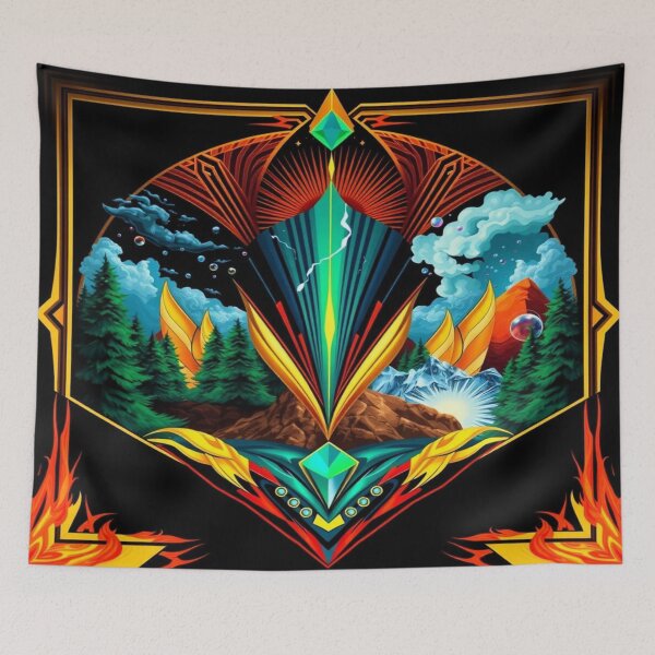 Item preview, ArtDeco Crystal in surreal nature fusion designed and sold by FotoworldEdel.