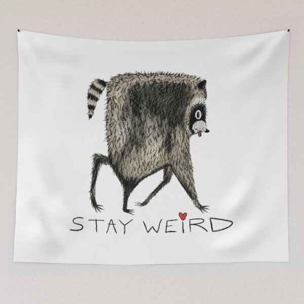 Item preview, Jimothy Raccoon, Stay Weird designed and sold by WildHeartsStore.