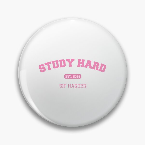 Item preview, Study Hard Sip Harder | Funny College Student Drinking Shirt designed and sold by luckyhue.