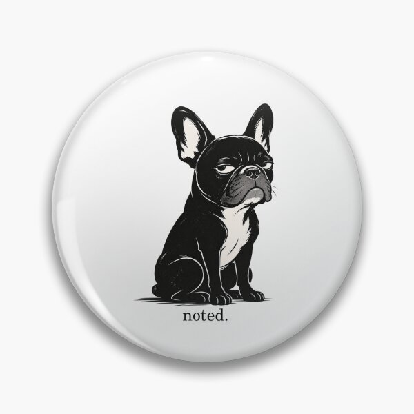Item preview, Noted French Bulldog Snarky Dog designed and sold by FireWildChild.