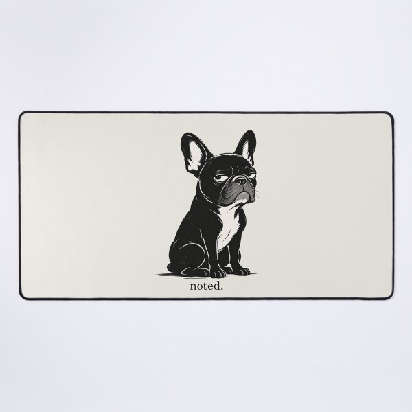 Item preview, Noted French Bulldog Snarky Dog designed and sold by FireWildChild.