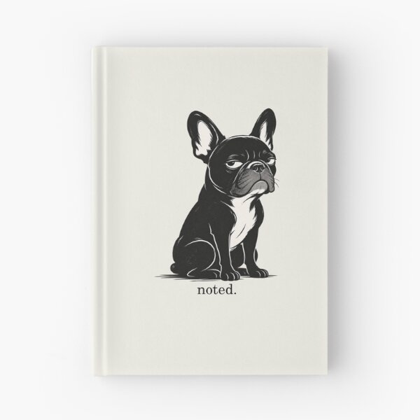 Item preview, Noted French Bulldog Snarky Dog designed and sold by FireWildChild.