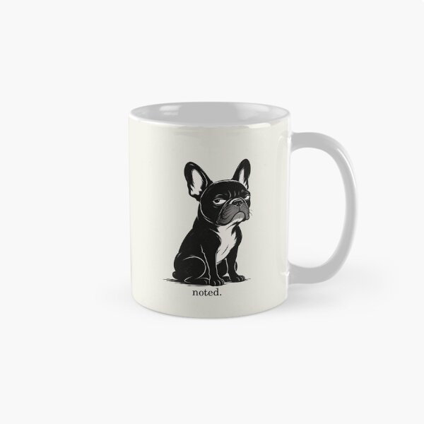 Item preview, Noted French Bulldog Snarky Dog designed and sold by FireWildChild.