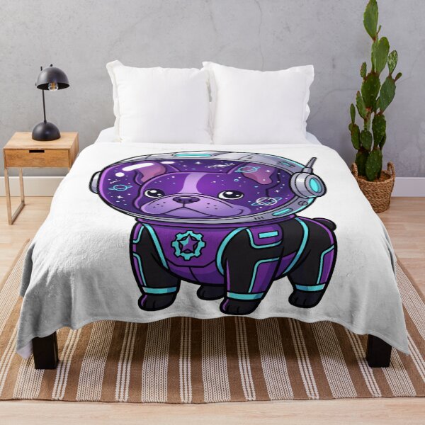 Item preview, Cute Astronaut French Bulldog Cosmic Space Helmet Puppy Aesthetic designed and sold by mood-draftsman.