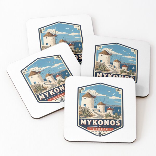 Item preview, Mykonos Greece Aegean Sea Travel Vacation Souvenir Greek Island Lover designed and sold by Star3NowForMe.