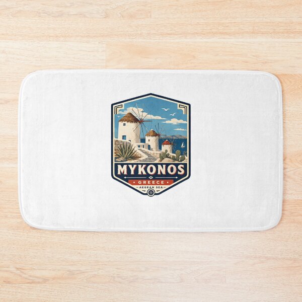 Item preview, Mykonos Greece Aegean Sea Travel Vacation Souvenir Greek Island Lover designed and sold by Star3NowForMe.