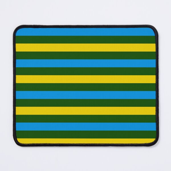 Item preview, Yellow And Blue Stripes Design Green designed and sold by PatternTitan.