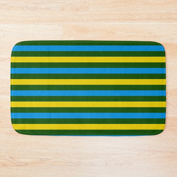 Item preview, Yellow And Blue Stripes Design Green  designed and sold by PatternTitan.