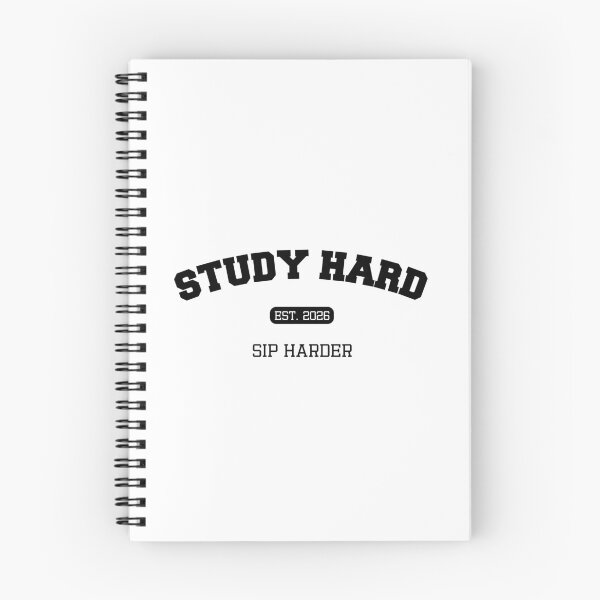 Item preview, Study Hard Sip Harder | Funny College Student Drinking Shirt designed and sold by luckyhue.
