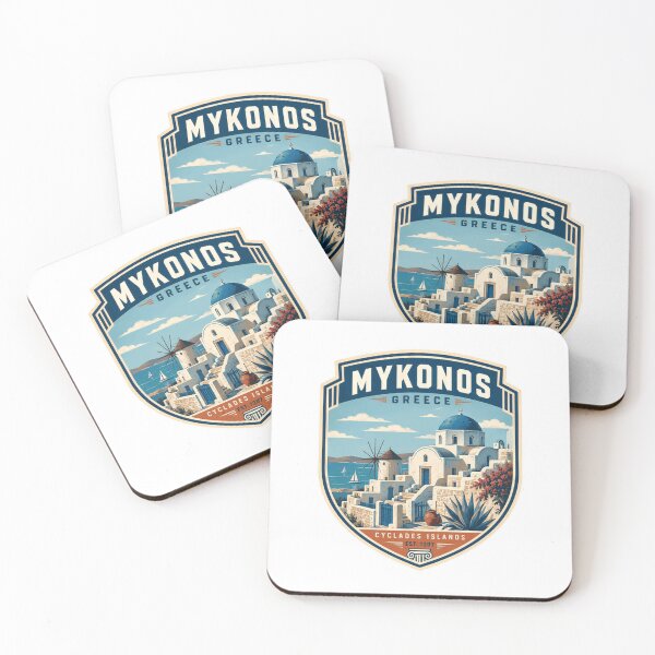 Item preview, Mykonos Greece Cyclades Islands Est. 1207 Greek Island Travel Vacation Souvenir designed and sold by Star3NowForMe.
