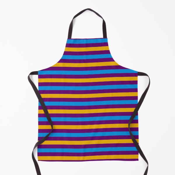 Item preview, Yellow And Blue Stripes Design Purple designed and sold by PatternTitan.