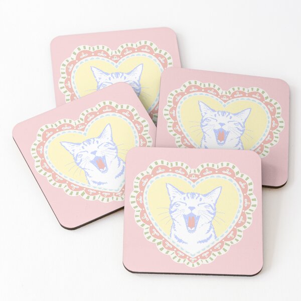 Item preview, Cute Coquette Cat Pastel Heart designed and sold by coversix.