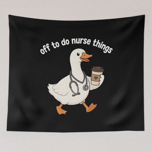 Item preview, Off to Do Nurse Things designed and sold by a-turner-paint.
