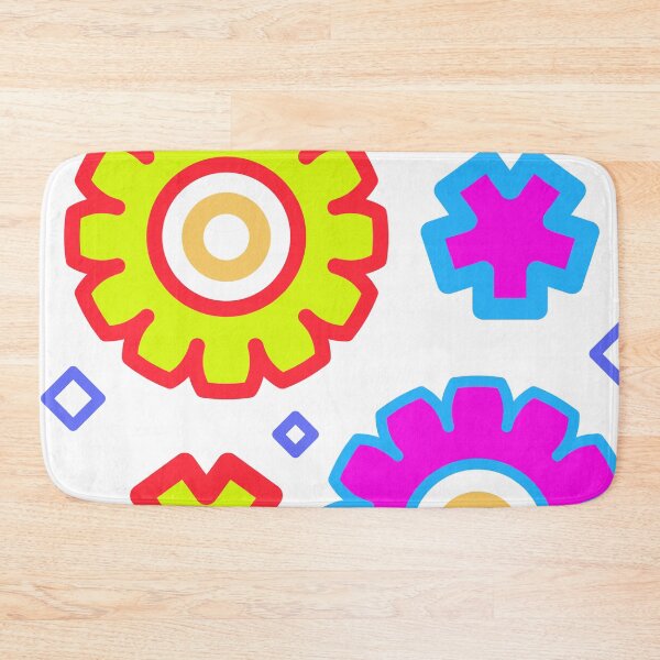 Item preview, Retro 90s Memphis Style Cogs and Diamonds designed and sold by The Nomadic Designs.