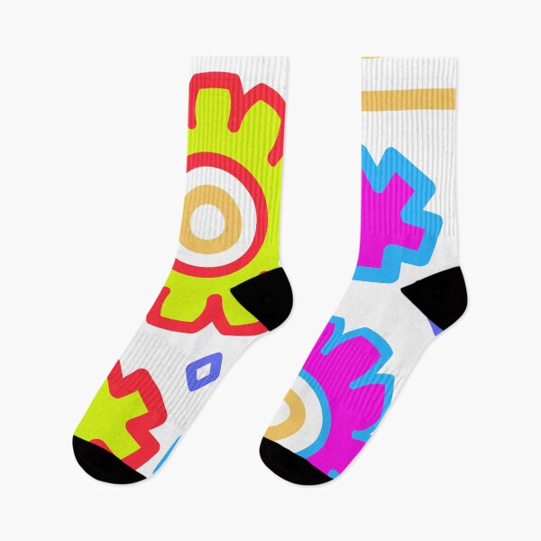 Item preview, Retro 90s Memphis Style Cogs and Diamonds designed and sold by The Nomadic Designs.