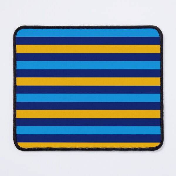 Item preview, Yellow And Blue Stripes Design Navy Blue designed and sold by PatternTitan.