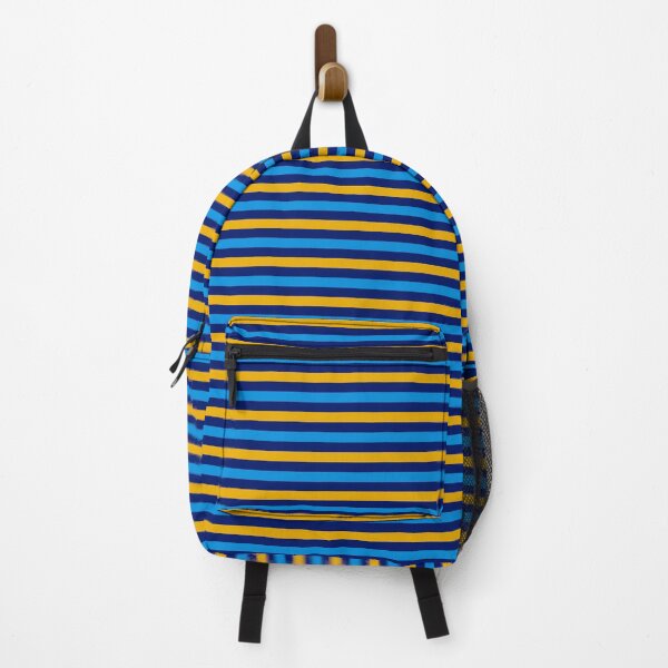 Item preview, Yellow And Blue Stripes Design Navy Blue  designed and sold by PatternTitan.