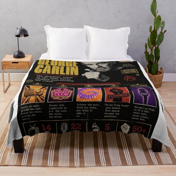 Item preview, George Carlin designed and sold by LoveSomethingDifferent.