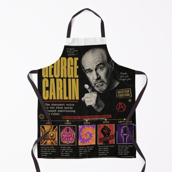 Item preview, George Carlin designed and sold by LoveSomethingDifferent.