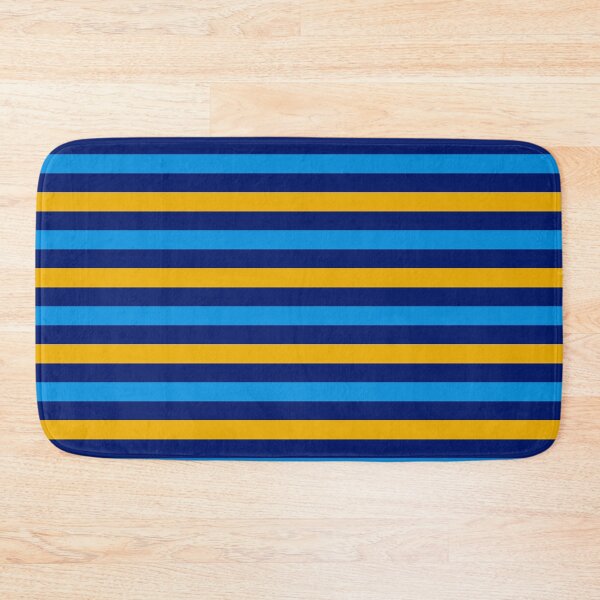 Item preview, Yellow And Blue Stripes Design Navy Blue  designed and sold by PatternTitan.