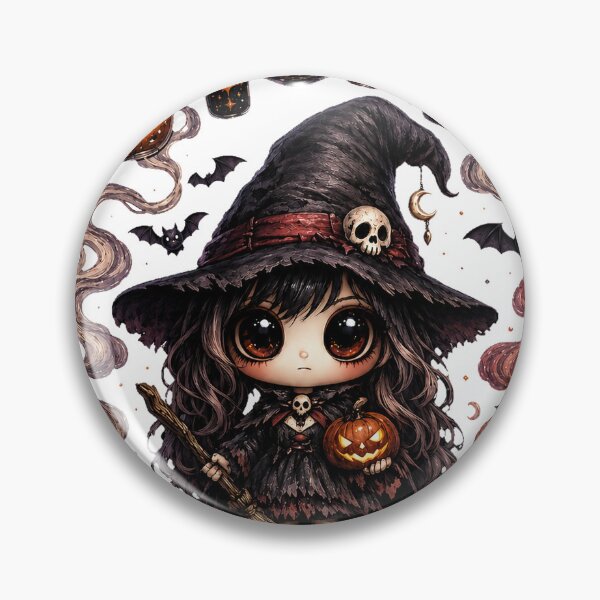 Item preview, Brewing Up Trouble - Cute Gothic Witch Halloween designed and sold by Kromia.