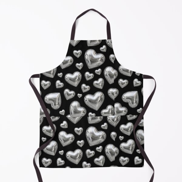 Item preview, 3D Chrome Hearts Seamless Pattern – Y2K Silver Metallic Aesthetic designed and sold by dody_shop.