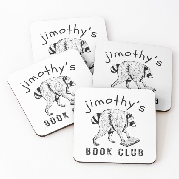 Item preview, Jimothy the Raccoon, Jimothy's Book Club designed and sold by WildHeartsStore.