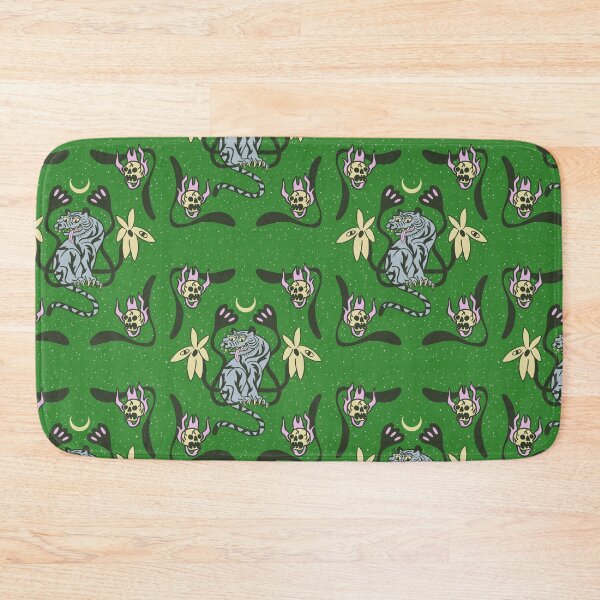 Item preview, Psychedelic Tiger and Flaming Skulls designed and sold by adamstav-prints.