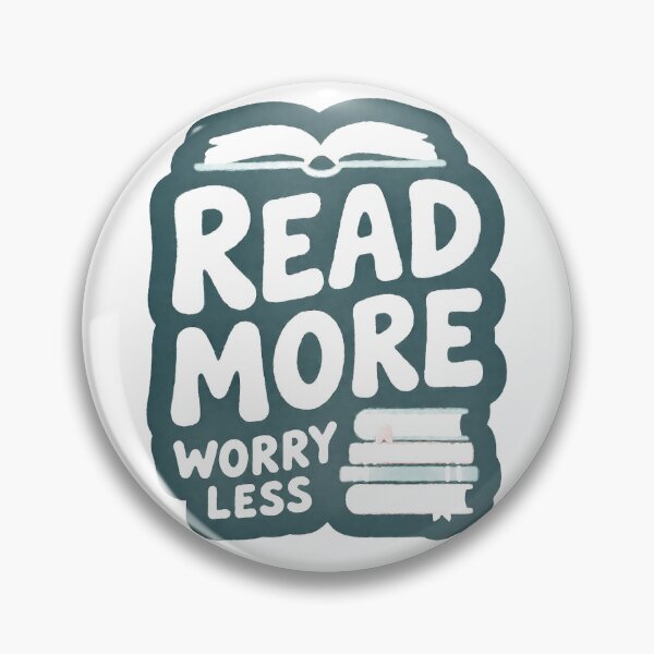 Item preview, Read More Worry Less for Book Lover designed and sold by C-Plus-Home.