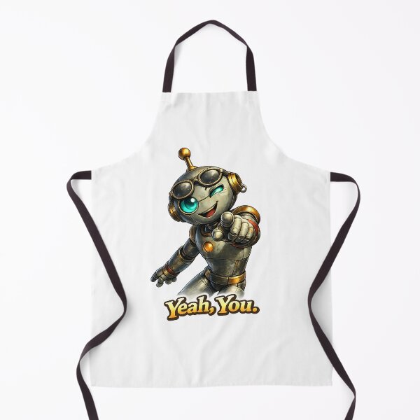 Item preview, Funny Robot Yeah You – Playful Attitude designed and sold by Yomere.