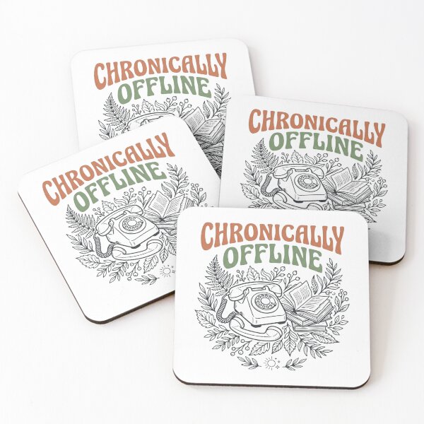 Item preview, Chronically Offline Vintage Digital Detox T-Shirt designed and sold by KreatoLab.
