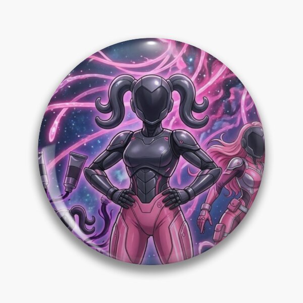 Item preview, Cosmic Pink Jellyfish Sci Fi Android Squad Art designed and sold by SofiaByCruti.