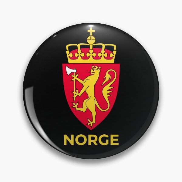 Item preview, Norwegian Royal Coat of Arms - Heraldry design + NORGE designed and sold by lachataigne.