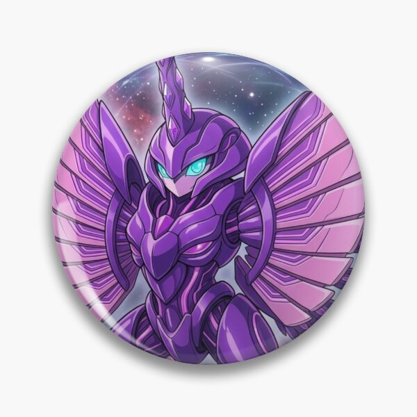 Item preview, Purple Cosmic Mecha Unicorn Fantasy Creature Art designed and sold by SofiaByCruti.