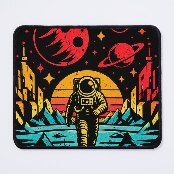 Item preview, Reach Beyond the Known – Retro Space Astronaut designed and sold by Mavriboy.