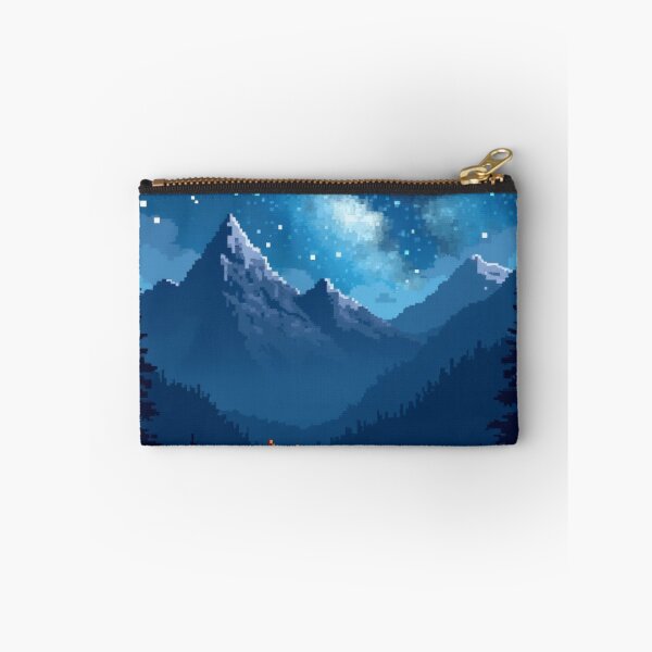Item preview, Cozy Mountain Camping Tent Pixel Art designed and sold by grzezzz.