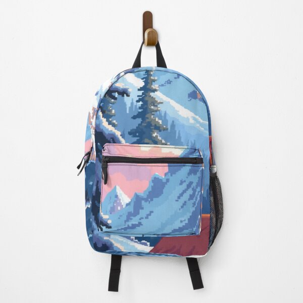 Item preview, Cozy Mountain Camping Tent Pixel Art designed and sold by grzezzz.