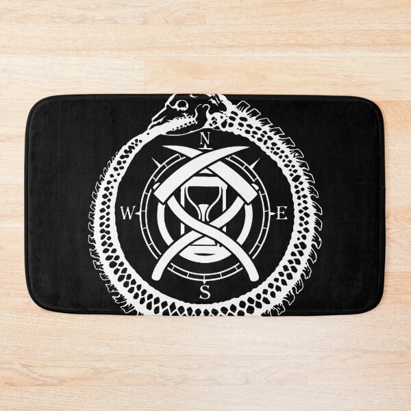 Item preview, Ouroboros Compass Hourglass Serpent Skull Symbol -71 designed and sold by NapoEssoArts.