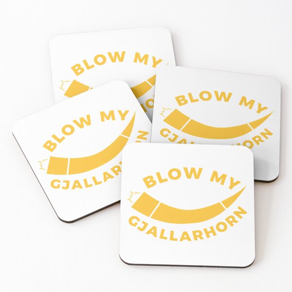 Item preview, Retro Yellow Blow My Collarhorn Statement Design designed and sold by TammyRich84022.