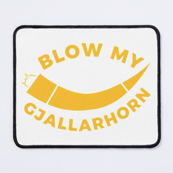 Item preview, Retro Yellow Blow My Collarhorn Statement Design designed and sold by TammyRich84022.