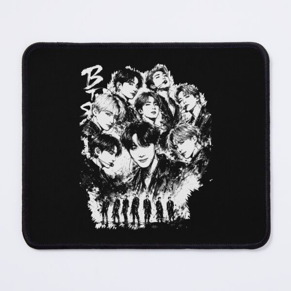 Item preview, BTS Arirang Vintage Monochrome Group Portrait Design designed and sold by WukisWiOaima.