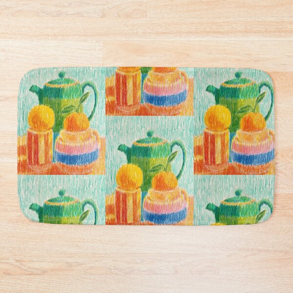 Item preview, The Green Teapot Sat with a Lemon and an Orange designed and sold by beatrizMendes.