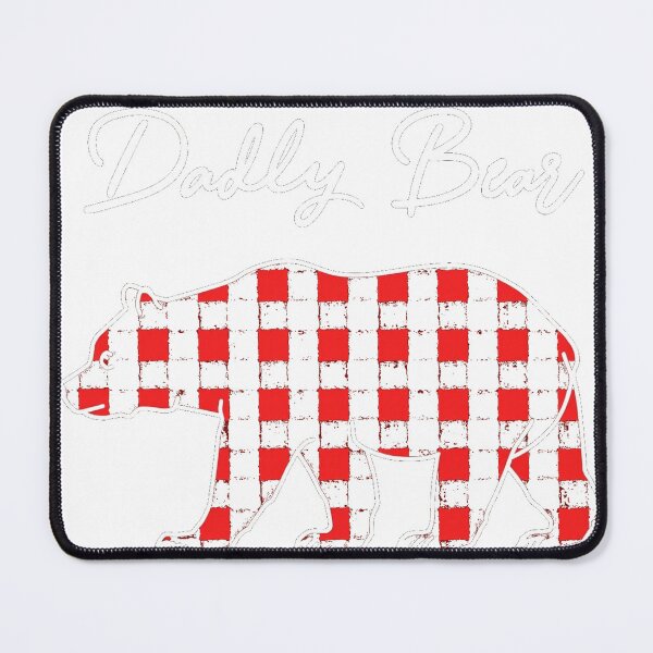 Item preview, Daddy Bear Buffalo Plaid Bear designed and sold by lht6474.