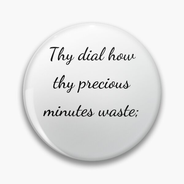 Item preview, “Thy dial how thy precious minutes waste;” - handwriting black designed and sold by ariksworld.