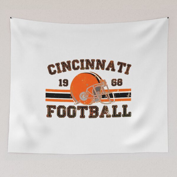 Item preview, Vintage Cincinnati Football Helmet Retro Sports Design designed and sold by LisaTran96293.